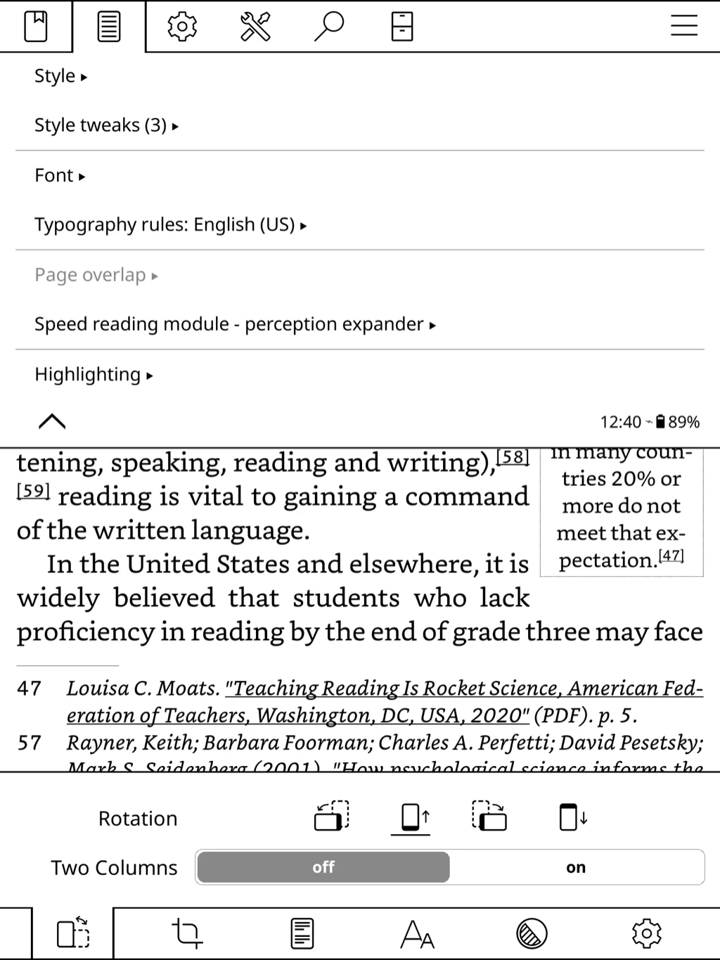 KOreader