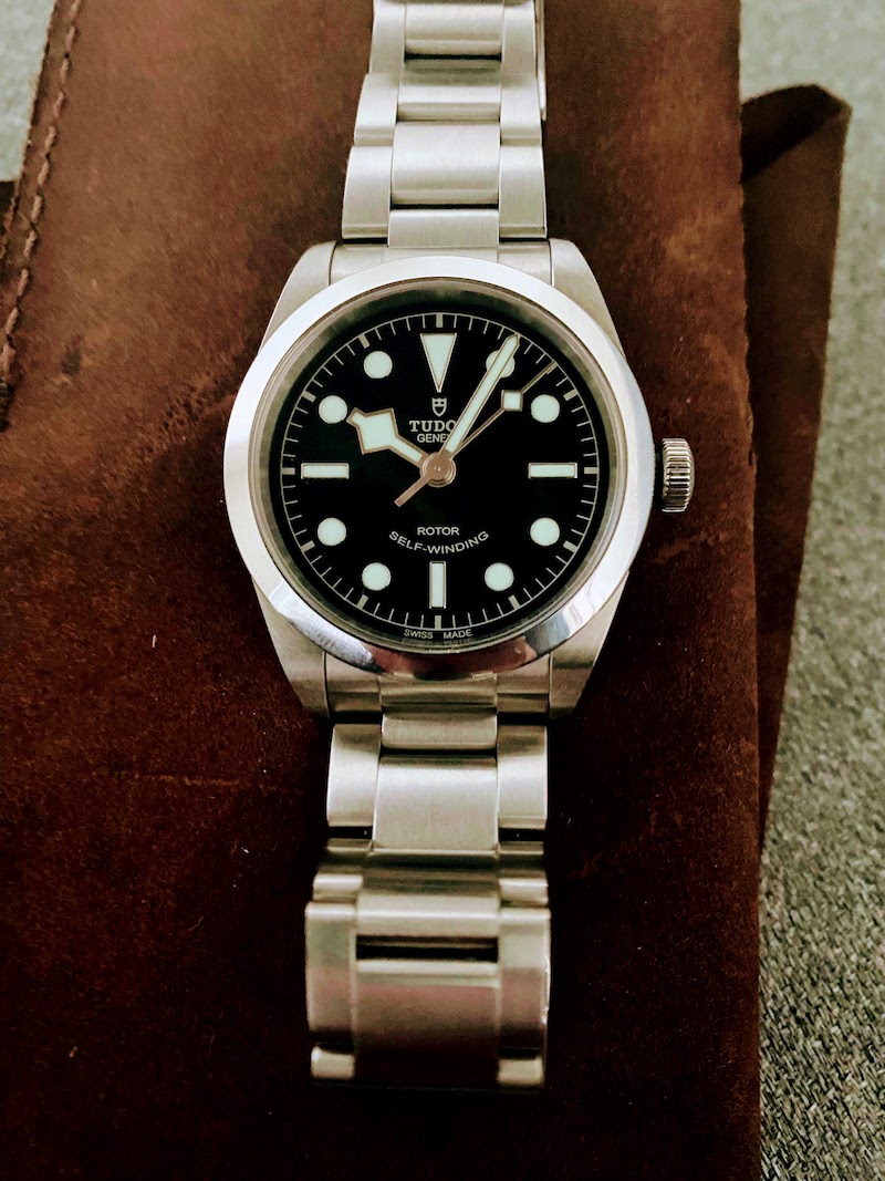 Tudor Black Bay 36 oceľový ťah