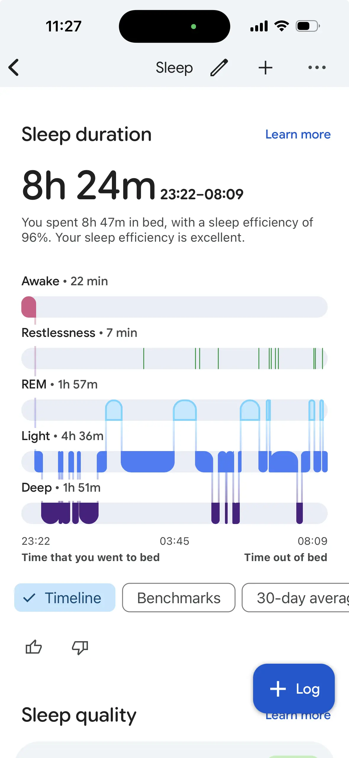 Sleep tracking