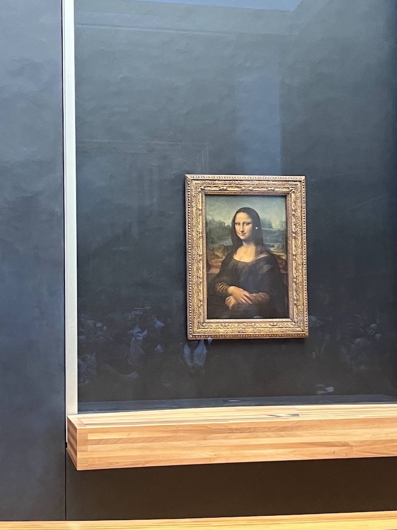 Mona Lisa v Múzeum Louvre